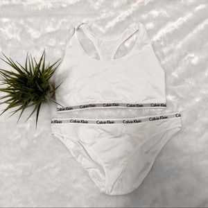 Calvin Klein bra and panty set